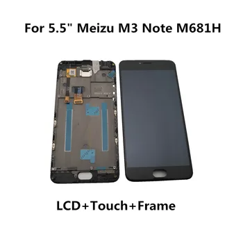 Original For 5.5"Meizu M3 Note M681H LCD Display Touch Screen Digitizer Assembly For Meizu Note 3 M681H Display With Frame+Tools 
Original For 5.5"Meizu M3 Note M681H LCD Display Touch Screen Digitizer Assembly For Meizu Note 3 M681H Display With Frame+Tools