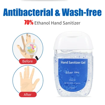 30ml Hand Sanitizer 70% Ethanol Antibacterial Hand Gel Refreshing Gel Disinfection Hand Sanitizer Moisturizing No-wash Waterless
30ml Hand Sanitizer 70% Ethanol Antibacterial Hand Gel Refreshing Gel Disinfection Hand Sanitizer Moisturizing No-wash Waterless