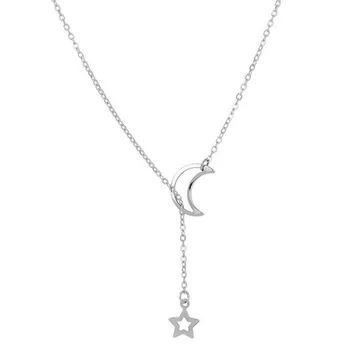 Fashion Creative Simple Moon Star Necklace Allmatching Clavicle Chain Short Necklace Jewelry Gift For Women Chains Necklaces
Fashion Creative Simple Moon Star Necklace Allmatching Clavicle Chain Short Necklace Jewelry Gift For Women Chains Necklaces