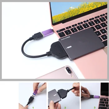 USB 3.0 to SATA7+15pin Extension Adapter Cable 2.5 inch SSD HDD SATA Conversion Cable High Speed Transmission 
USB 3.0 to SATA7+15pin Extension Adapter Cable 2.5 inch SSD HDD SATA Conversion Cable High Speed Transmission