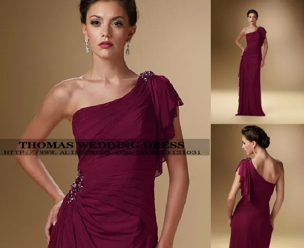 2019 New Elegant Purple Chiffon One Shoulder With Crystal Beading Formal Evening Mother of the Bride Dresses WV-503 
2019 New Elegant Purple Chiffon One Shoulder With Crystal Beading Formal Evening Mother of the Bride Dresses WV-503