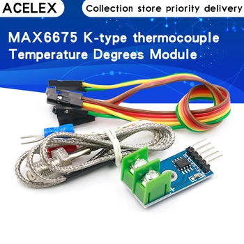 MAX6675 Module + K Type Thermocouple Thermocouple Sensor Temperature Degrees Module for arduino
MAX6675 Module + K Type Thermocouple Thermocouple Sensor Temperature Degrees Module for arduino