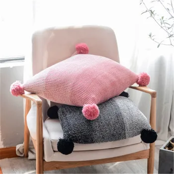 45x45cm Hairball Sofa Pillowcase Pink Cushion Cover Throw Pillow Case Home Sofa Bed Chair Decoration 17.72x 17.72inch
45x45cm Hairball Sofa Pillowcase Pink Cushion Cover Throw Pillow Case Home Sofa Bed Chair Decoration 17.72x 17.72inch