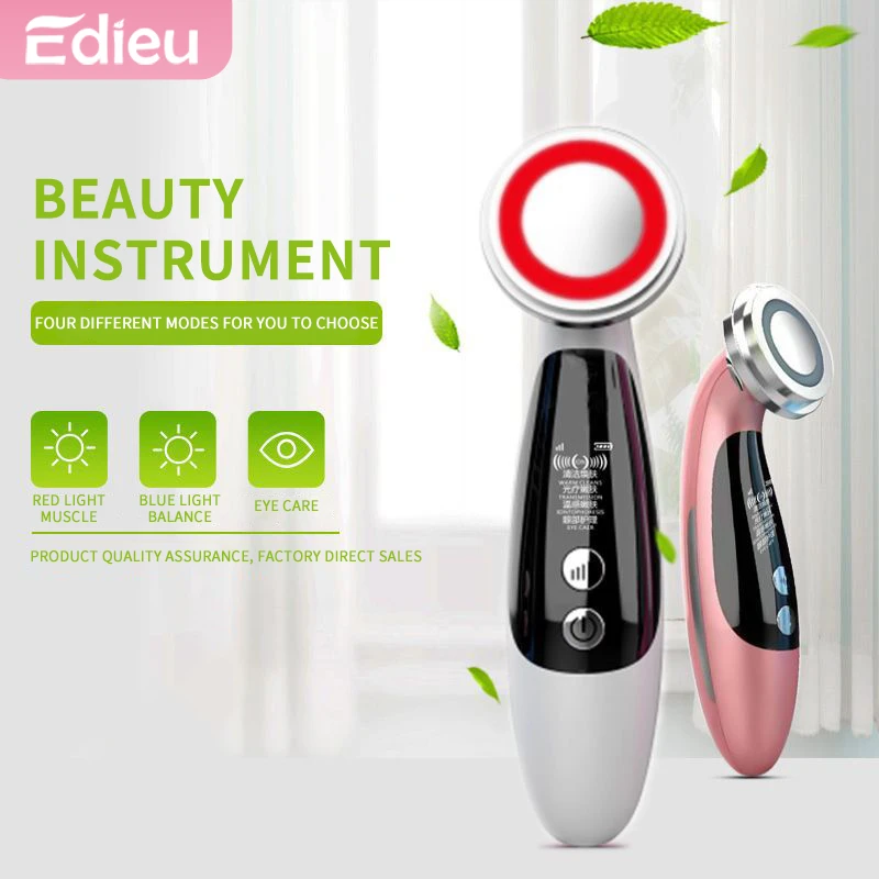 Multifunction EMS Current Facial Cleansing Massager Tender Skin Care Tools Beauty Instrument 4 Modes USB Charging LCD Display 
Multifunction EMS Current Facial Cleansing Massager Tender Skin Care Tools Beauty Instrument 4 Modes USB Charging LCD Display