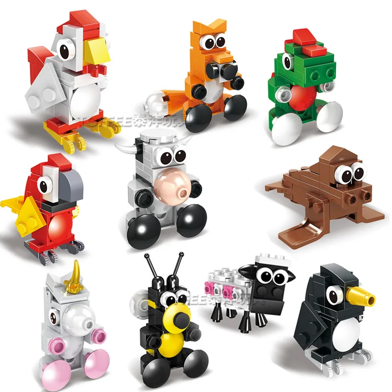 6033 Animal Ten Small Particles Assembled Enlightenment Building Blocks Toy Small Box Gift Display Box Set
6033 Animal Ten Small Particles Assembled Enlightenment Building Blocks Toy Small Box Gift Display Box Set