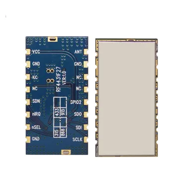 2PCS RF4432F27 SPI Interface 500mW 27dBm Anti-interference Embedded FSK Transmitter and Receiver Module
2PCS RF4432F27 SPI Interface 500mW 27dBm Anti-interference Embedded FSK Transmitter and Receiver Module