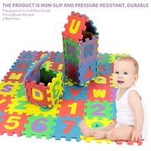 36 stks/set Baby EVA Foam Puzzle Play Mat Alphabet Jigsaw Toys Kinderen Zachte Vloer Spelen Tapijt Educatief Kruipen Mat Gift
36 stks/set Baby EVA Foam Puzzle Play Mat Alphabet Jigsaw Toys Kinderen Zachte Vloer Spelen Tapijt Educatief Kruipen Mat Gift