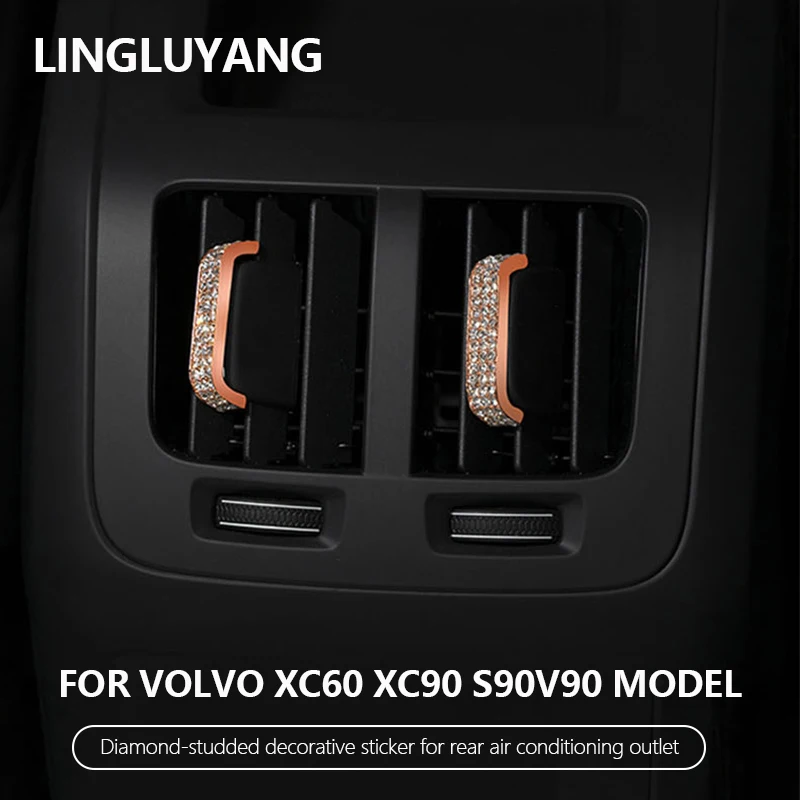 Для volvo XC60 XC90 S90 V90 задний Кондиционер Выход воздуха инкрустированные алмазные яркие полосы Декоративные наклейки автомобильные аксессуары
Для volvo XC60 XC90 S90 V90 задний Кондиционер Выход воздуха инкрустированные алмазные яркие полосы Декоративные наклейки автомобильные аксессуары