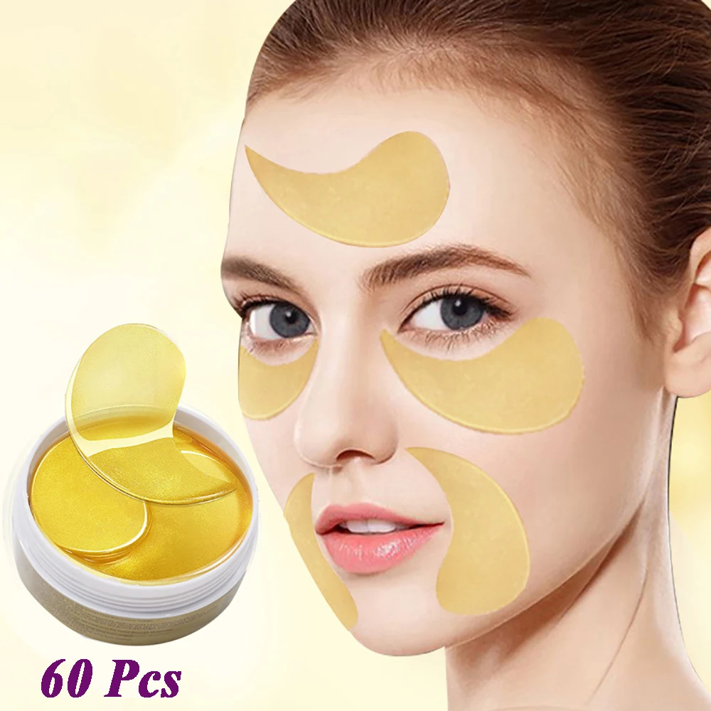 60Pcs Gold Moisturizing Eye Mask Patch Crystal Collagen Eye Wrinkle Anti Age Sleep Mask Dark Circles Remover Face Care Mask
60Pcs Gold Moisturizing Eye Mask Patch Crystal Collagen Eye Wrinkle Anti Age Sleep Mask Dark Circles Remover Face Care Mask