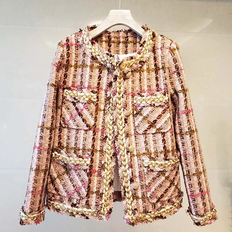 Vintage Palid Tweed Jacket Women Design Buttons O-Neck Long Sleeve Autumn Winter Office Ladies Elegant Coat Bomber Harajuku 2020
Vintage Palid Tweed Jacket Women Design Buttons O-Neck Long Sleeve Autumn Winter Office Ladies Elegant Coat Bomber Harajuku 2020