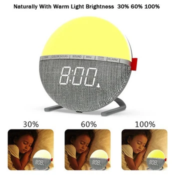 Smart Sound Machine Alarm Clock Night Light Lamp Personal Sleep Routine Sunrise Shape Bedroom Decor
Smart Sound Machine Alarm Clock Night Light Lamp Personal Sleep Routine Sunrise Shape Bedroom Decor