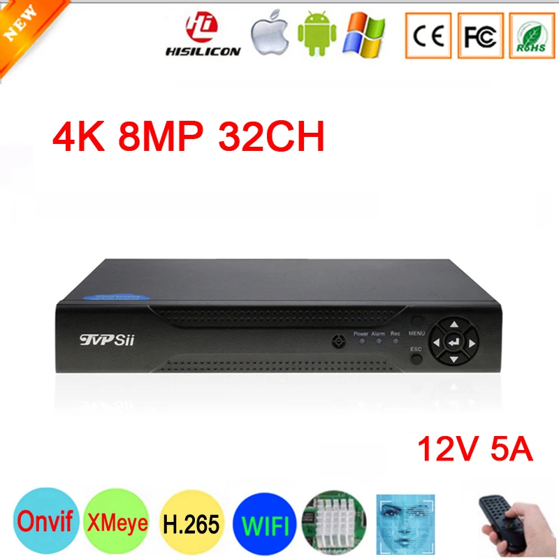 Hi3536C XMeye Surveillance Video Recorder Face Detection H.265+ 8MP 4K 32CH 32 Channel one Sata Onvif CCTV NVR
Hi3536C XMeye Surveillance Video Recorder Face Detection H.265+ 8MP 4K 32CH 32 Channel one Sata Onvif CCTV NVR