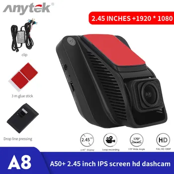 Anytek 2.5" Car Dash Camera 1080P Night Vision 170° Car DVR Camera Recorder Super Capacitor G-Sensor Driving Recorder IPS Screen
Anytek 2.5" Car Dash Camera 1080P Night Vision 170° Car DVR Camera Recorder Super Capacitor G-Sensor Driving Recorder IPS Screen