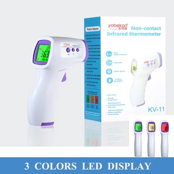 Digital Ear Forehead Thermometer LCD Infrared Baby Thermometer Non-contact Body Temperature Gauge Temperature with Fever Alarm 
Digital Ear Forehead Thermometer LCD Infrared Baby Thermometer Non-contact Body Temperature Gauge Temperature with Fever Alarm
