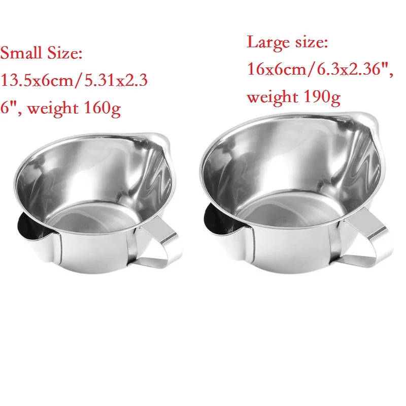 Gravy Oil Soup Fat Separator Bowl Multi-use 304 Stainless Steel Grease Oiler Filter Strainer Pot Cooking Kitchen Gadgets
Gravy Oil Soup Fat Separator Bowl Multi-use 304 Stainless Steel Grease Oiler Filter Strainer Pot Cooking Kitchen Gadgets