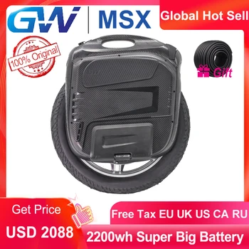 Newest Gotway Msuper X plus 100V 2200wh 19inch Electric unicycle 2000W motor high power MOS 21700 battery
Newest Gotway Msuper X plus 100V 2200wh 19inch Electric unicycle 2000W motor high power MOS 21700 battery