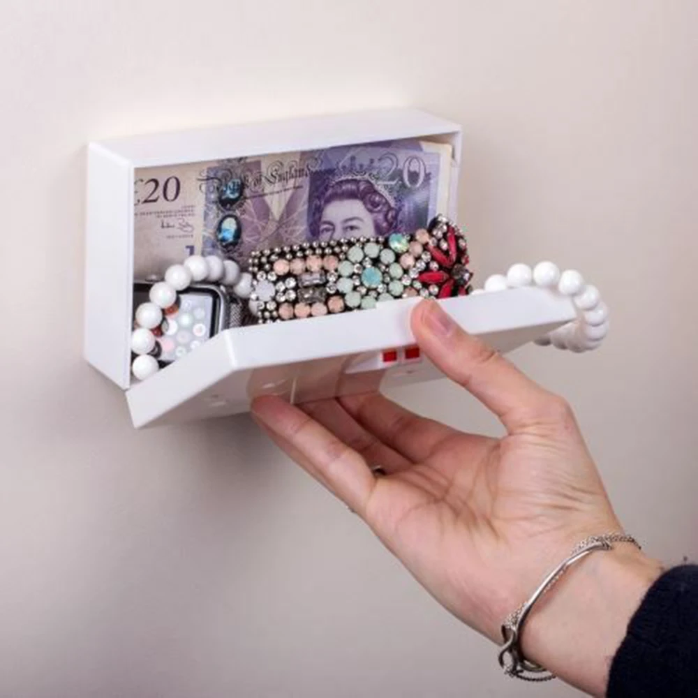 Wall Plug Socket Plastic Storage Box Secret Money Storage Container Security Safe Locker Jewelry Box Collection Case Organizador
Wall Plug Socket Plastic Storage Box Secret Money Storage Container Security Safe Locker Jewelry Box Collection Case Organizador