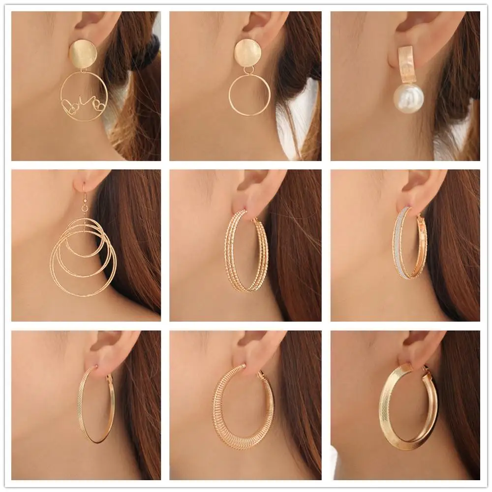 Trendy Large Hoop Earrings Big Smooth Circle Earrings Basketball Brincos Celebrity Brand Loop Earrings for Women Jewelry
Trendy Large Hoop Earrings Big Smooth Circle Earrings Basketball Brincos Celebrity Brand Loop Earrings for Women Jewelry