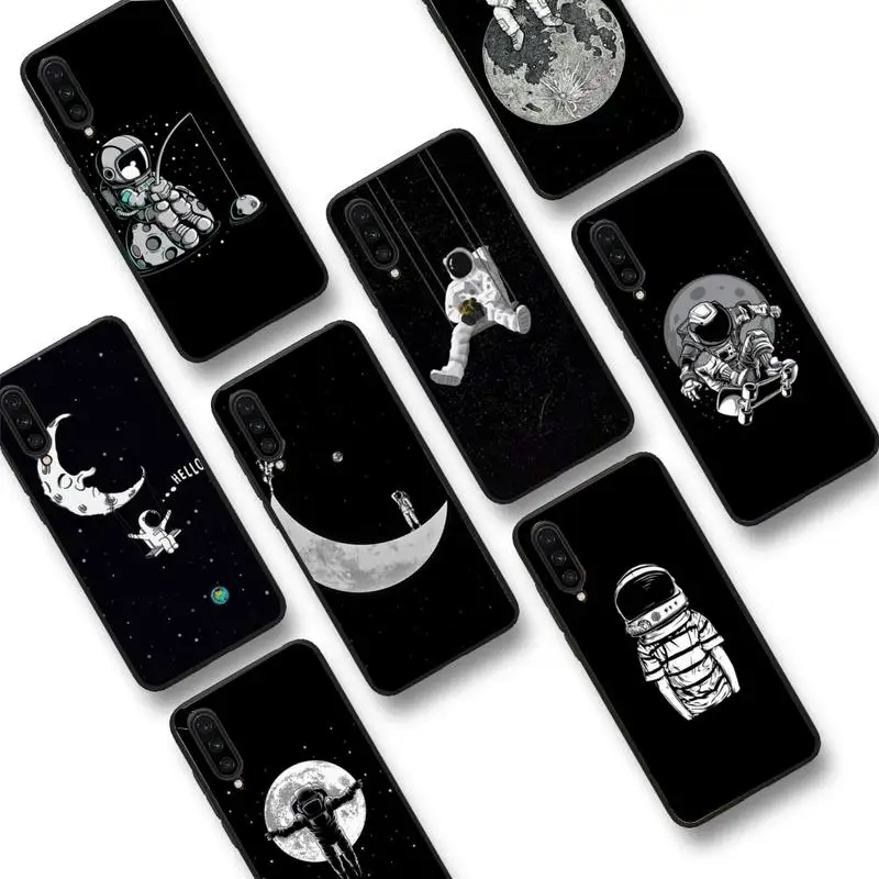 Space Moon Astronaut Phone Case For Xiaomi mi9 mi8 F1 9SE 10lite note10lite Mi8lite Coque for xiaomimi5x | Мобильные телефоны и