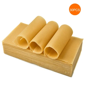 30pcs Bee Honey Sheet Beeswax Honeycomb Sheets Wax Foundation Beekeeping Beeswax Sheet Bee Nest Beehive Bed Hive Honey+Nest+Base
30pcs Bee Honey Sheet Beeswax Honeycomb Sheets Wax Foundation Beekeeping Beeswax Sheet Bee Nest Beehive Bed Hive Honey+Nest+Base