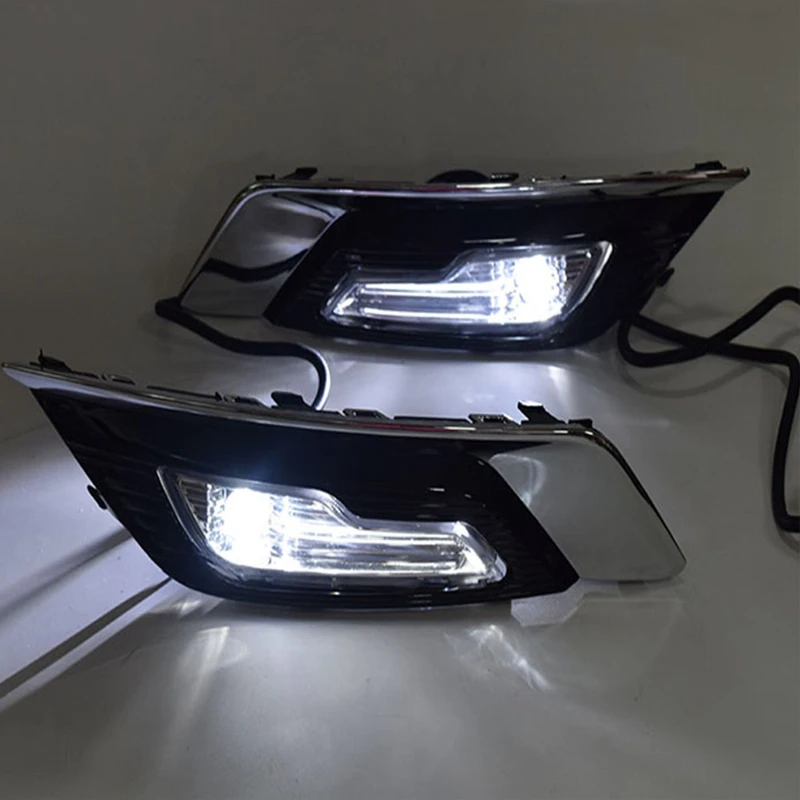 LED DRL Daytime Running Light Fog Lamp 12V Car Lights for Ford Fusion Mondeo 2017-2018 | Автомобили и мотоциклы