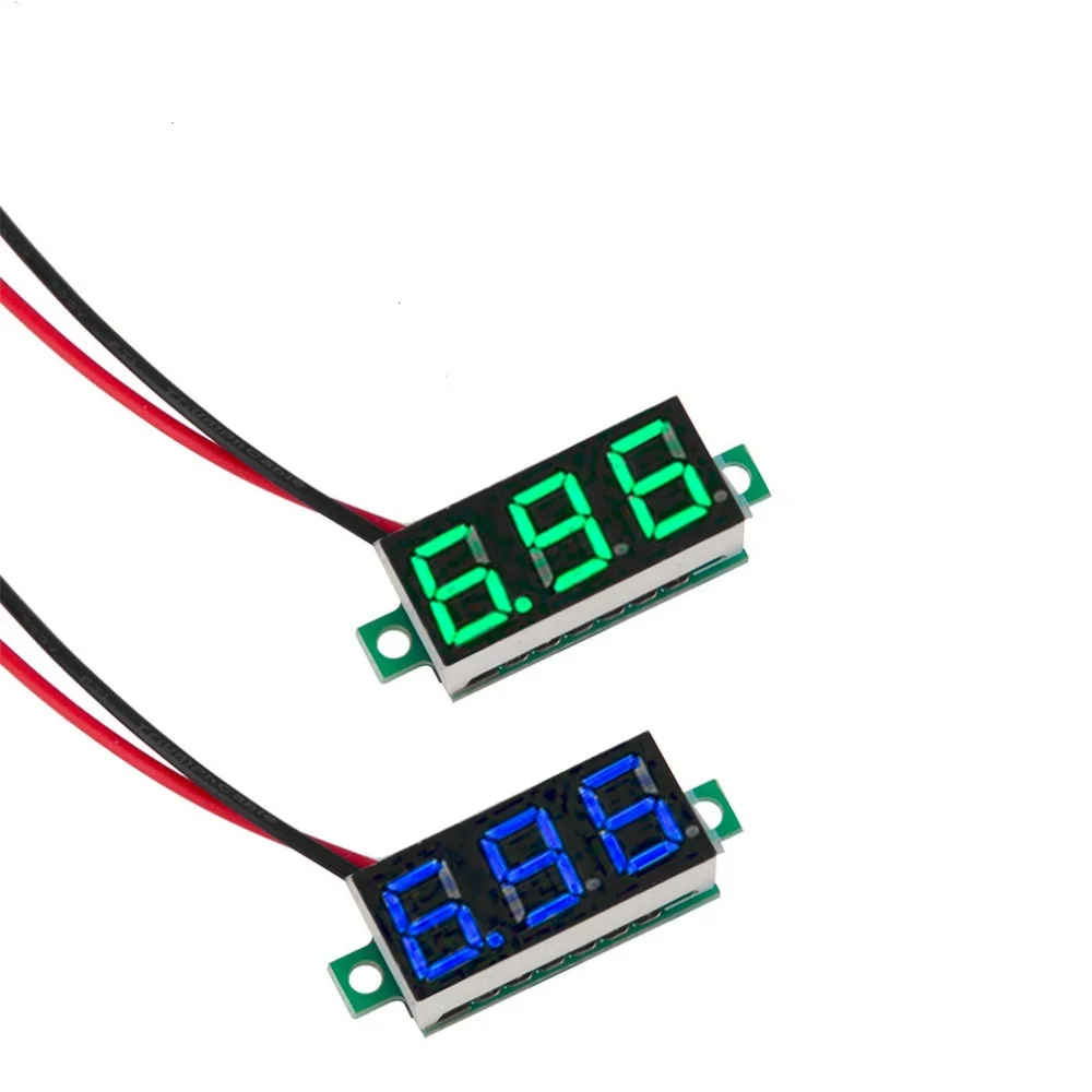 New DC 3-30V 0.36" 2 Wire LED Digital Panel Volt Meter Voltage Voltmeter Car Motor green color free shipping Hot Selling
New DC 3-30V 0.36" 2 Wire LED Digital Panel Volt Meter Voltage Voltmeter Car Motor green color free shipping Hot Selling