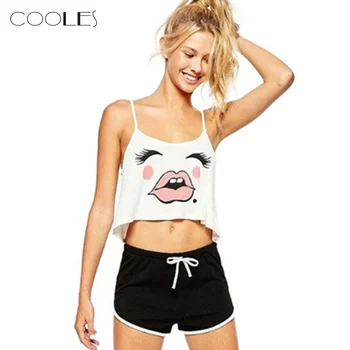 Sleepwear 2020 HOT Fashion Women Sexy Print Sleeveless Nightwear Vest Blouse Sleepwear Tracksuit Pijama Mujer пижама женская
Sleepwear 2020 HOT Fashion Women Sexy Print Sleeveless Nightwear Vest Blouse Sleepwear Tracksuit Pijama Mujer пижама женская