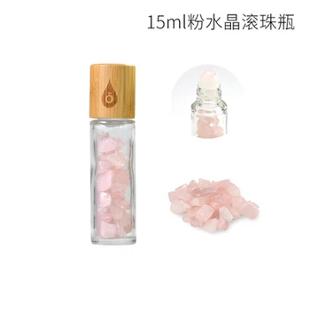 10ml 15ml doterra essential oil Massage Rose Quartz Stone Gems ball Bamboo Cap Roll On Glass refillable crystal perfume bottle
10ml 15ml doterra essential oil Massage Rose Quartz Stone Gems ball Bamboo Cap Roll On Glass refillable crystal perfume bottle