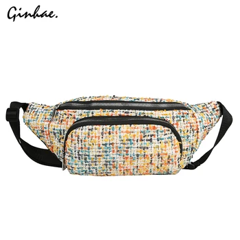 Vintage Wool Plaid Waist Bags Women Designer Patchwork Fanny Pack Fashion Female Panelled Belt Chest Bag Pillow Shoulder Bags
Vintage Wool Plaid Waist Bags Women Designer Patchwork Fanny Pack Fashion Female Panelled Belt Chest Bag Pillow Shoulder Bags