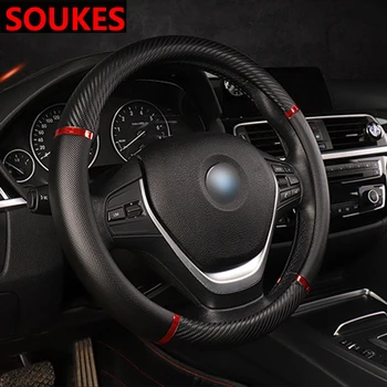 37CM-38CM Car styling Anti-Slip Steering Wheel Cover For Hyundai Creta Tucson Volkswagen VW Golf GTI Kia Ceed Rio Sportage 2017
37CM-38CM Car styling Anti-Slip Steering Wheel Cover For Hyundai Creta Tucson Volkswagen VW Golf GTI Kia Ceed Rio Sportage 2017