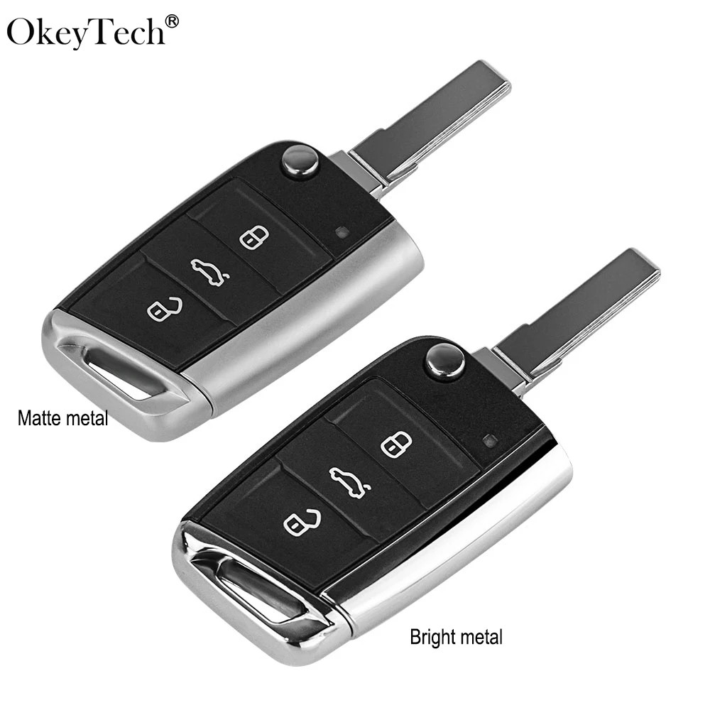 Okeytech 3 buttons Remote Flip Folding Car Key Shell Replacement For V W Golf 7 4 5 Passat b5 b6 polo Touran For Seat Skoda Auto
Okeytech 3 buttons Remote Flip Folding Car Key Shell Replacement For V W Golf 7 4 5 Passat b5 b6 polo Touran For Seat Skoda Auto