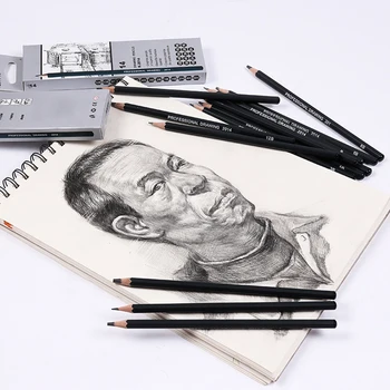 14 Pcs/set Professional Sketch and Drawing Writing Pencil Stationery Supplies 6H-12B Write Sketching Artist Graphite Pencil
14 Pcs/set Professional Sketch and Drawing Writing Pencil Stationery Supplies 6H-12B Write Sketching Artist Graphite Pencil