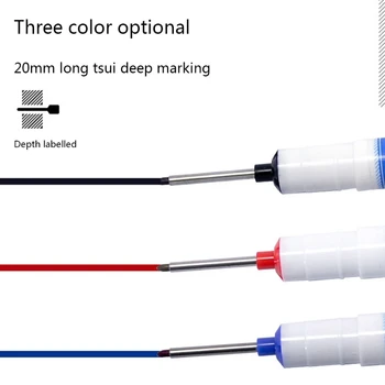 Long Head Markers Bathroom Woodworking Decoration Multi-purpose Deep Hole Marker Pens 
Long Head Markers Bathroom Woodworking Decoration Multi-purpose Deep Hole Marker Pens