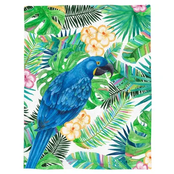 Plant Palm Leaf Turtle Leaf Parrot Printed Flannel Blanket Soft Throw Blanket Machine Washable Blankets for Beds Customizable
Plant Palm Leaf Turtle Leaf Parrot Printed Flannel Blanket Soft Throw Blanket Machine Washable Blankets for Beds Customizable