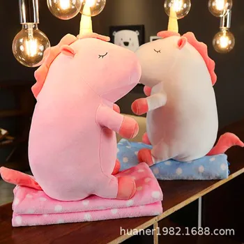 55cm Cute Unicorn pillow with blanket Plush Toy Plush Cartoon Unicorn Doll Animal Horse Dropshipping
55cm Cute Unicorn pillow with blanket Plush Toy Plush Cartoon Unicorn Doll Animal Horse Dropshipping