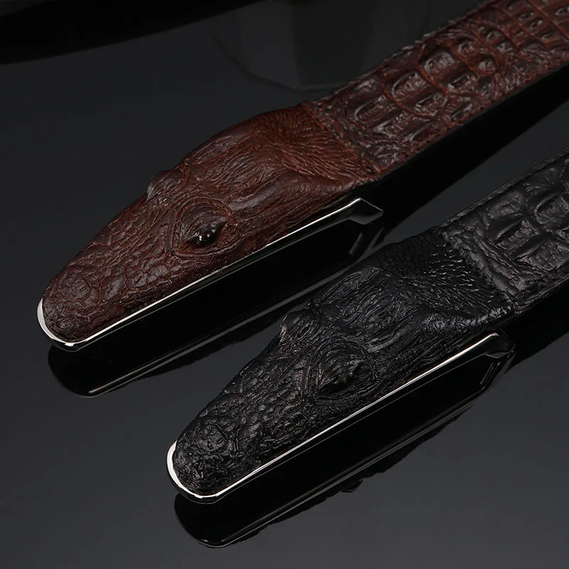 Crocodile Scalp with Men's Leather Simple Korean Version Trendy Net Red Personality Student Domineering Versatile Pants Belt
Crocodile Scalp with Men's Leather Simple Korean Version Trendy Net Red Personality Student Domineering Versatile Pants Belt