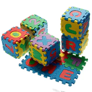 36 pcs Foam Puzzle Baby Colorful EVA Foam Alphabet Letters Numbers Mat Jigsaw Puzzle Multicolor 5 x 5 cm for baby games
36 pcs Foam Puzzle Baby Colorful EVA Foam Alphabet Letters Numbers Mat Jigsaw Puzzle Multicolor 5 x 5 cm for baby games