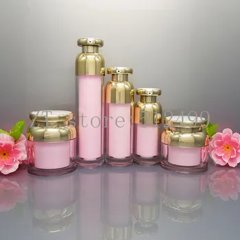10pcs 30g Pink Acrylic Face/Eye Cream Jar 15/50/100ml Empty Lotion/Emulsion Airless Bottle Cosmetic Refillable Package Container
10pcs 30g Pink Acrylic Face/Eye Cream Jar 15/50/100ml Empty Lotion/Emulsion Airless Bottle Cosmetic Refillable Package Container
