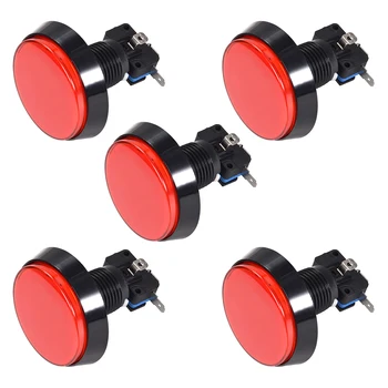 uxcell Game Push Button 60mm Round 12V LED Illuminated Push Button Switch with Micro switch for Arcade Video Games Red 5pcs
uxcell Game Push Button 60mm Round 12V LED Illuminated Push Button Switch with Micro switch for Arcade Video Games Red 5pcs