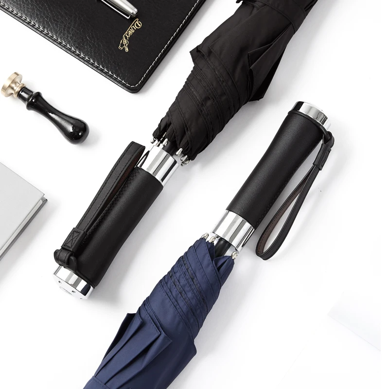 Parachase Long Umbrella Men Business Style 500T Windproof Big Golf Umbrella Luxury Leather Handle Brand Umbrellas Paraguas 8K 
Parachase Long Umbrella Men Business Style 500T Windproof Big Golf Umbrella Luxury Leather Handle Brand Umbrellas Paraguas 8K