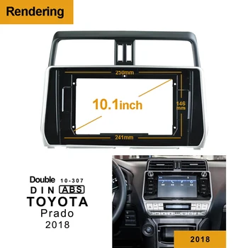 1Din 2Din Car DVD Frame Audio Fitting Adaptor Dash Trim Kits Facia Panel 10.1inch For Toyota PRADO 2018 Double Din Radio Player
1Din 2Din Car DVD Frame Audio Fitting Adaptor Dash Trim Kits Facia Panel 10.1inch For Toyota PRADO 2018 Double Din Radio Player