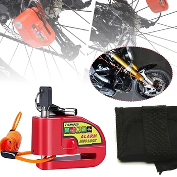 Alarm Disc Brake Lock 110dB Loud Anti Theft Alarm Waterproof for Bikes, Motorcycles, Scooter, with Reminder
Alarm Disc Brake Lock 110dB Loud Anti Theft Alarm Waterproof for Bikes, Motorcycles, Scooter, with Reminder
