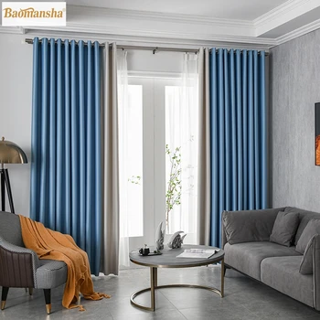 Modern Curtains For Living-Room Blackout Curtains For Bedroom Window Door High Shading99% Custom Made Curtain Cortinas Rideau
Modern Curtains For Living-Room Blackout Curtains For Bedroom Window Door High Shading99% Custom Made Curtain Cortinas Rideau