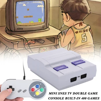 Mini TV Games Console Classic 8 bit AV Port Controllers Gift Game Machine Built-in 400 Classic Games Dual Gamepad Gaming Player 
Mini TV Games Console Classic 8 bit AV Port Controllers Gift Game Machine Built-in 400 Classic Games Dual Gamepad Gaming Player