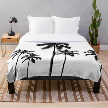 Tropical palms in monochrome Blanket Wool Flannel Plush Blanket Bedspread For office Sherpa Blanket Couch Quilt Cover Travel
Tropical palms in monochrome Blanket Wool Flannel Plush Blanket Bedspread For office Sherpa Blanket Couch Quilt Cover Travel