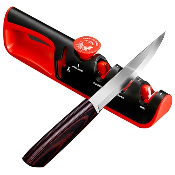 Professional Knife Sharpener 4 Stages Angle Adjustment Scissors Sharpening stone Professional Kitchen Grinder knives Whetstone 
Professional Knife Sharpener 4 Stages Angle Adjustment Scissors Sharpening stone Professional Kitchen Grinder knives Whetstone