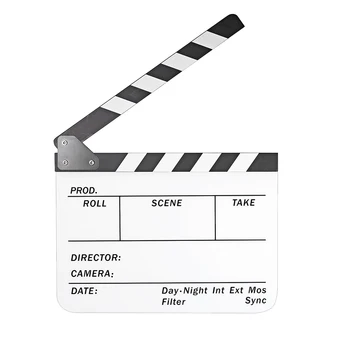 Wood Director Video Scene Clapperboard TV Movie Clapper Board 20x20x1.5cm Film Slate Cut Prop high performance
Wood Director Video Scene Clapperboard TV Movie Clapper Board 20x20x1.5cm Film Slate Cut Prop high performance
