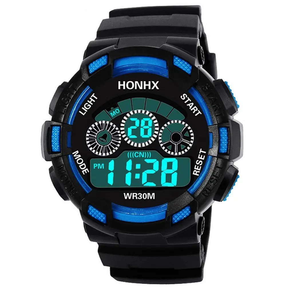 Men LED Digital Military Watch Rubber Quartz Watch Alarm Waterproof Sports Watches Fashion Outdoor Wristwatches
Men LED Digital Military Watch Rubber Quartz Watch Alarm Waterproof Sports Watches Fashion Outdoor Wristwatches