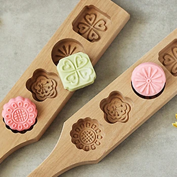 Wooden 4 Flower Muffin Mooncake Handmade Soap Mold Biscuit Chocolate Mould DIY 57BB
Wooden 4 Flower Muffin Mooncake Handmade Soap Mold Biscuit Chocolate Mould DIY 57BB