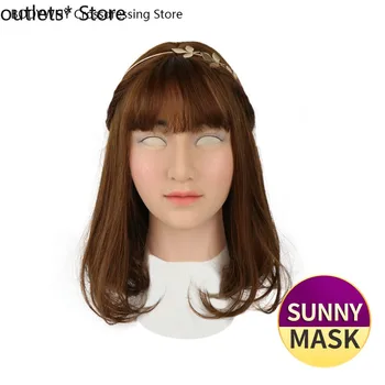Silicone Mask Transgender Realistic Skin Crossdresser Silicone Shemale Latex Sexy Cosplay for Male Real Halloween Party Supplies 
Silicone Mask Transgender Realistic Skin Crossdresser Silicone Shemale Latex Sexy Cosplay for Male Real Halloween Party Supplies